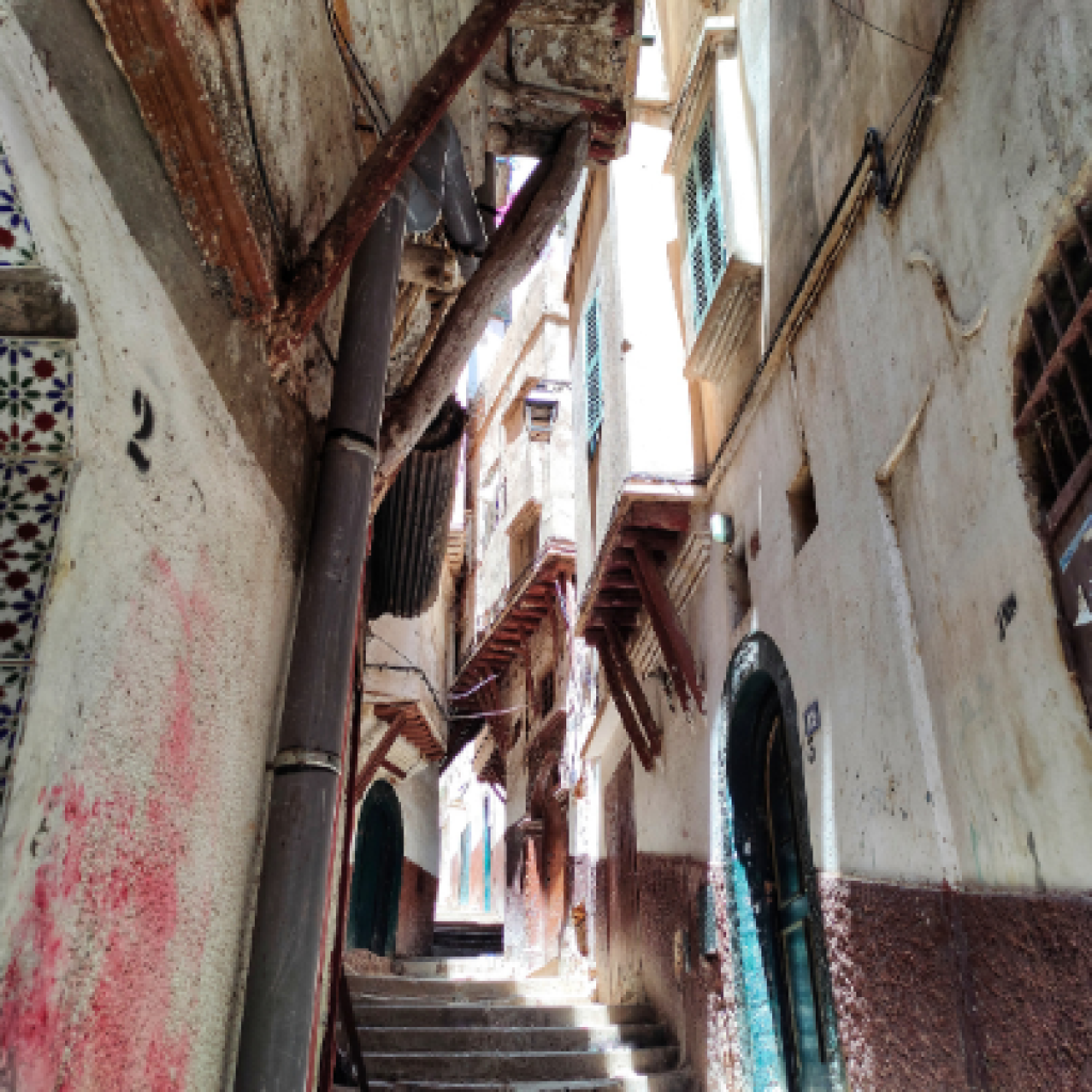 Ruelle de la Casbah d'Alger.