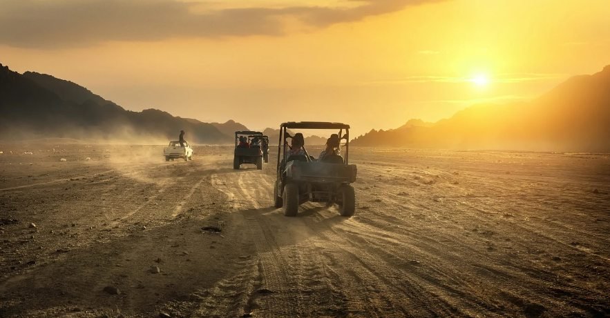 Promenade en Buggy dans le désert