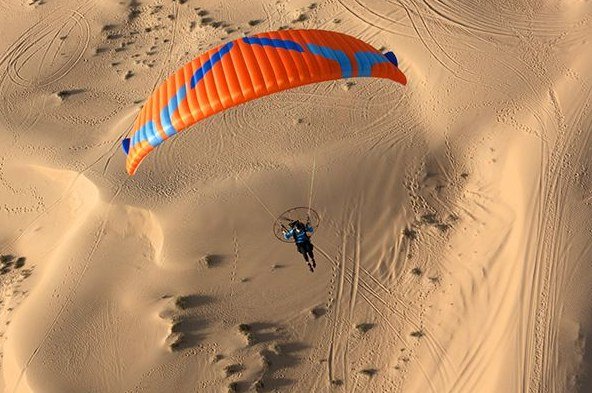 Vol en paramoteur