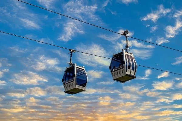 Illustration du projet de développement du réseau téléphérique