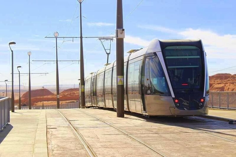 Illustration du projet de tramway de la ville de Biskra