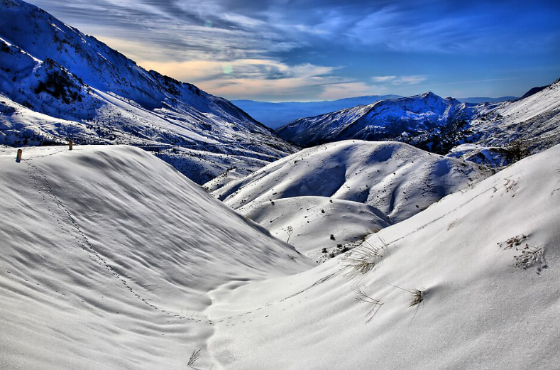 Le Mont de Tikjda en hiver