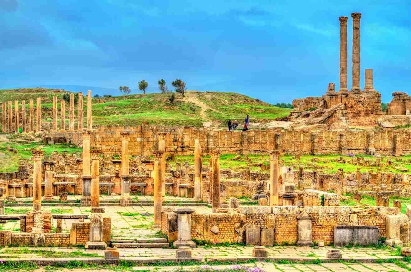 Timgad, Ruines d'une ville Romano-Berbère