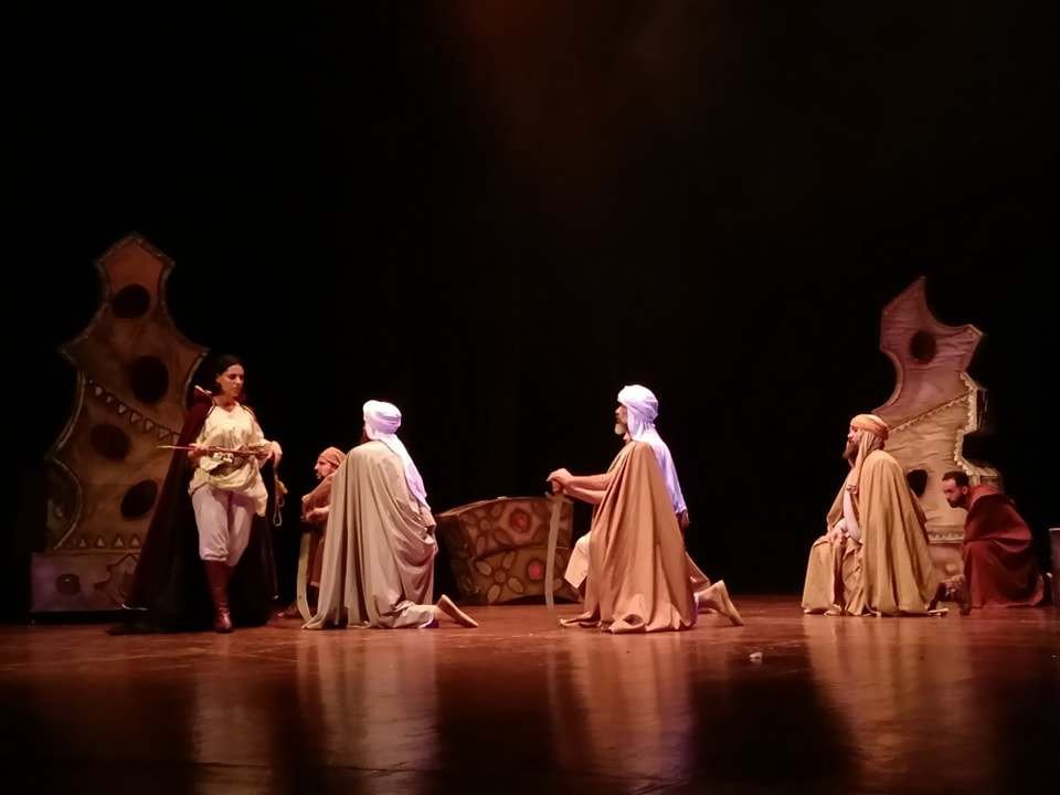 Représentation de la pièce de théâtre "Lalla Fatma N’Soumer"