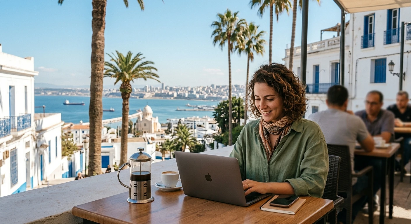 Travailler face à la Méditerranée depuis Alger : la nouvelle réalité des digital nomades.