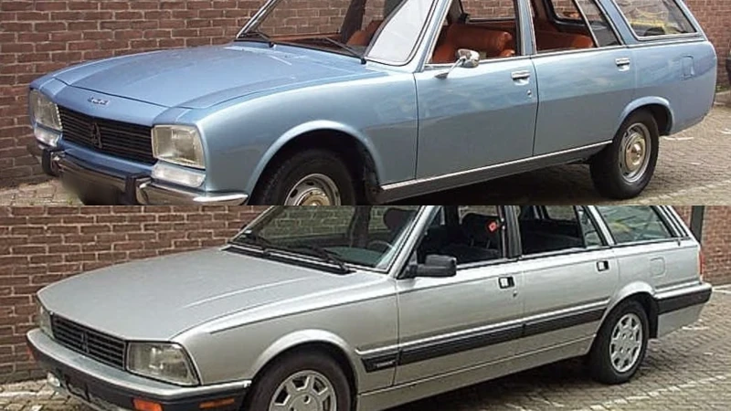 Peugeot 504 Break 7 places sur route, icône de la voiture d'occasion increvable en Algérie