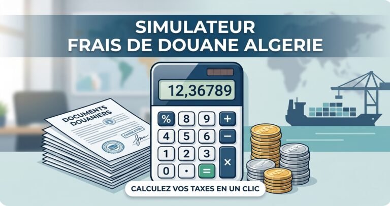 Simulateur de calcul des frais de douane et taxes d'importation en Algérie. Dédouanement véhicule algérie