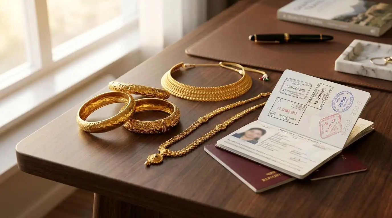 Quantité de bijoux en or autorisée par la douane en Algérie