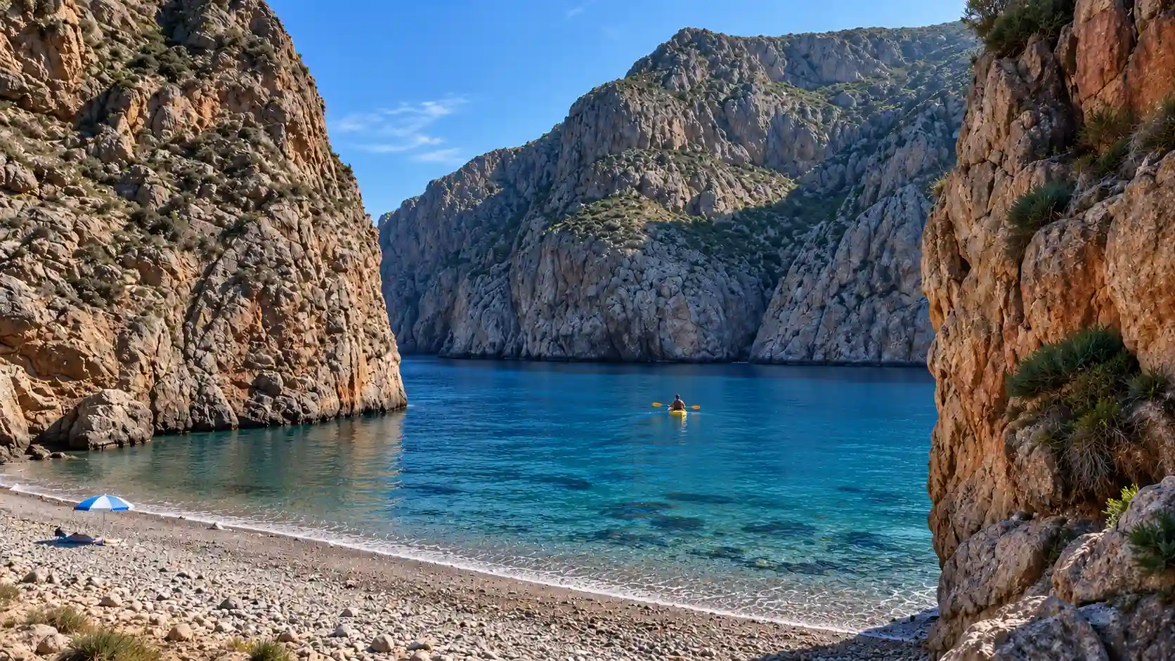 Plage de Barbadjani, Secteur de Honaïne, wilaya de Tlemcen en Algérie