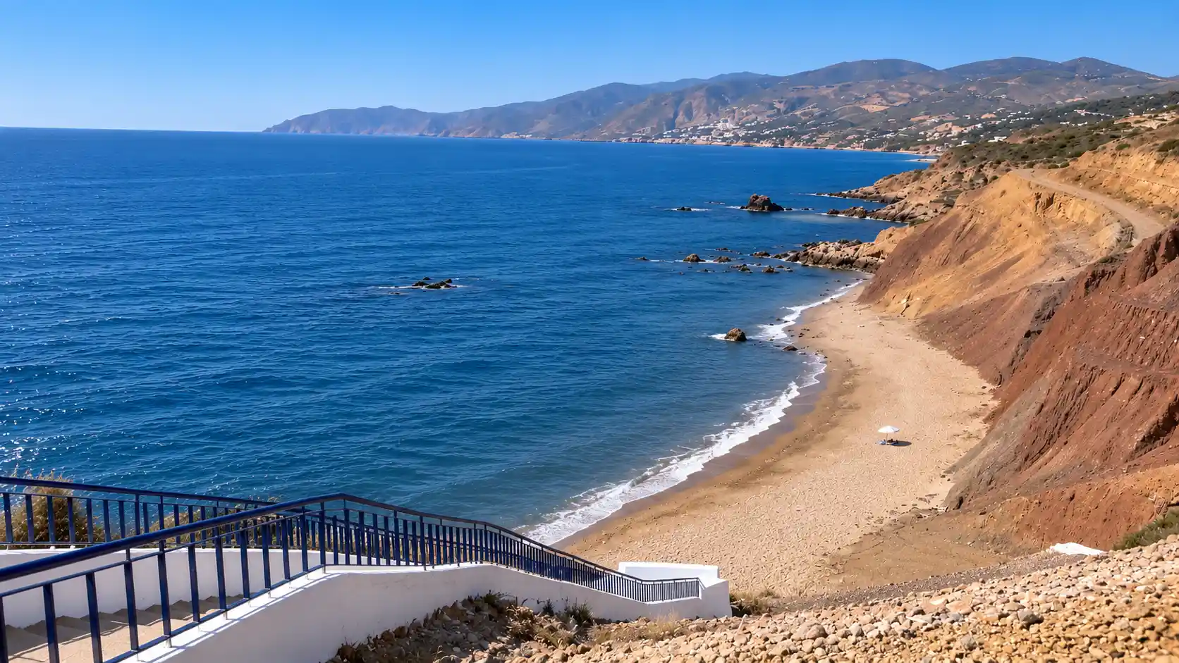 Plage de Aïn Franine, wilaya d’Oran en Algérie