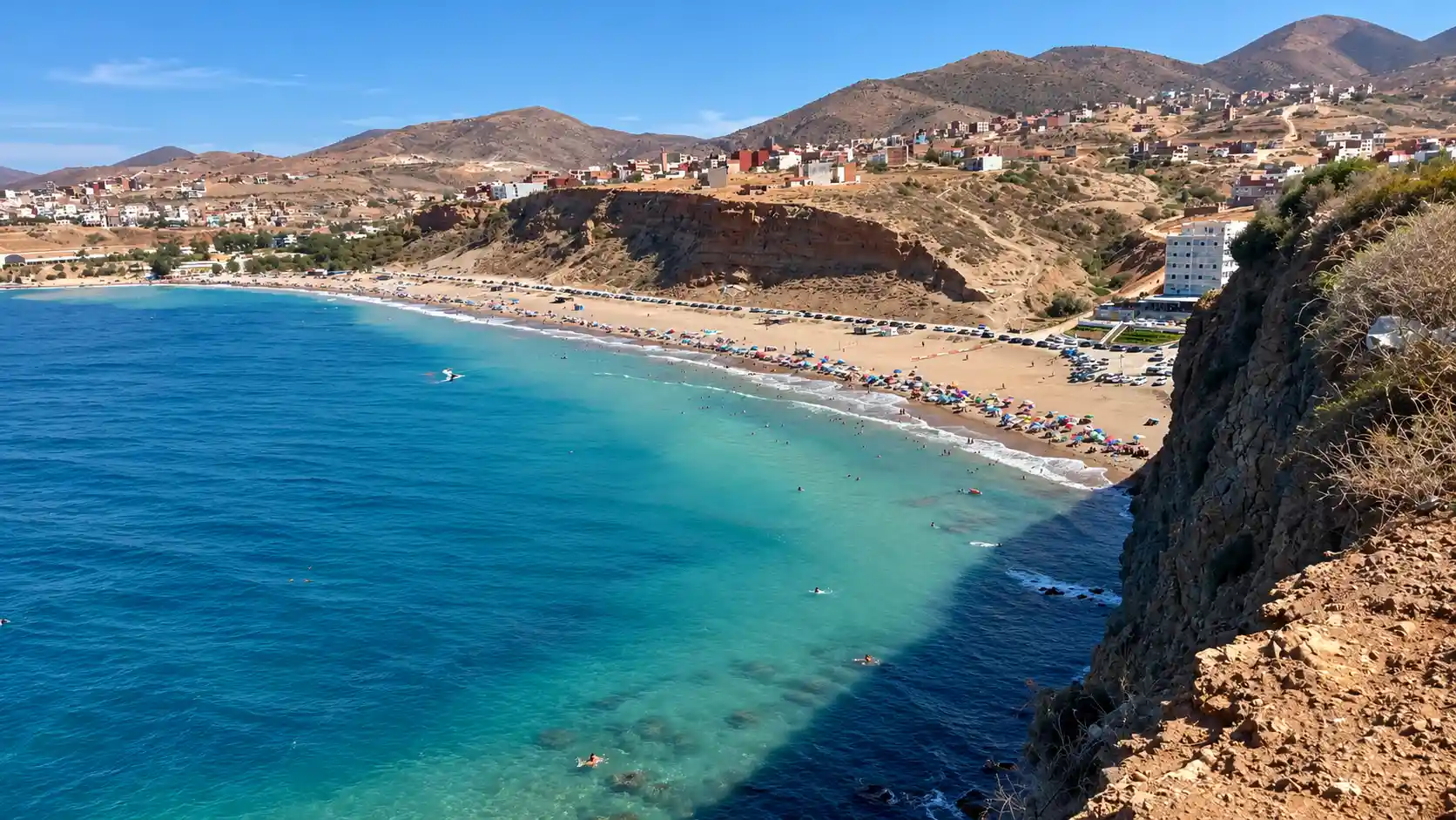Plage de B’hira (Ouled Ben Ayad), Souk Tlata, wilaya de Tlemcen en Algérie