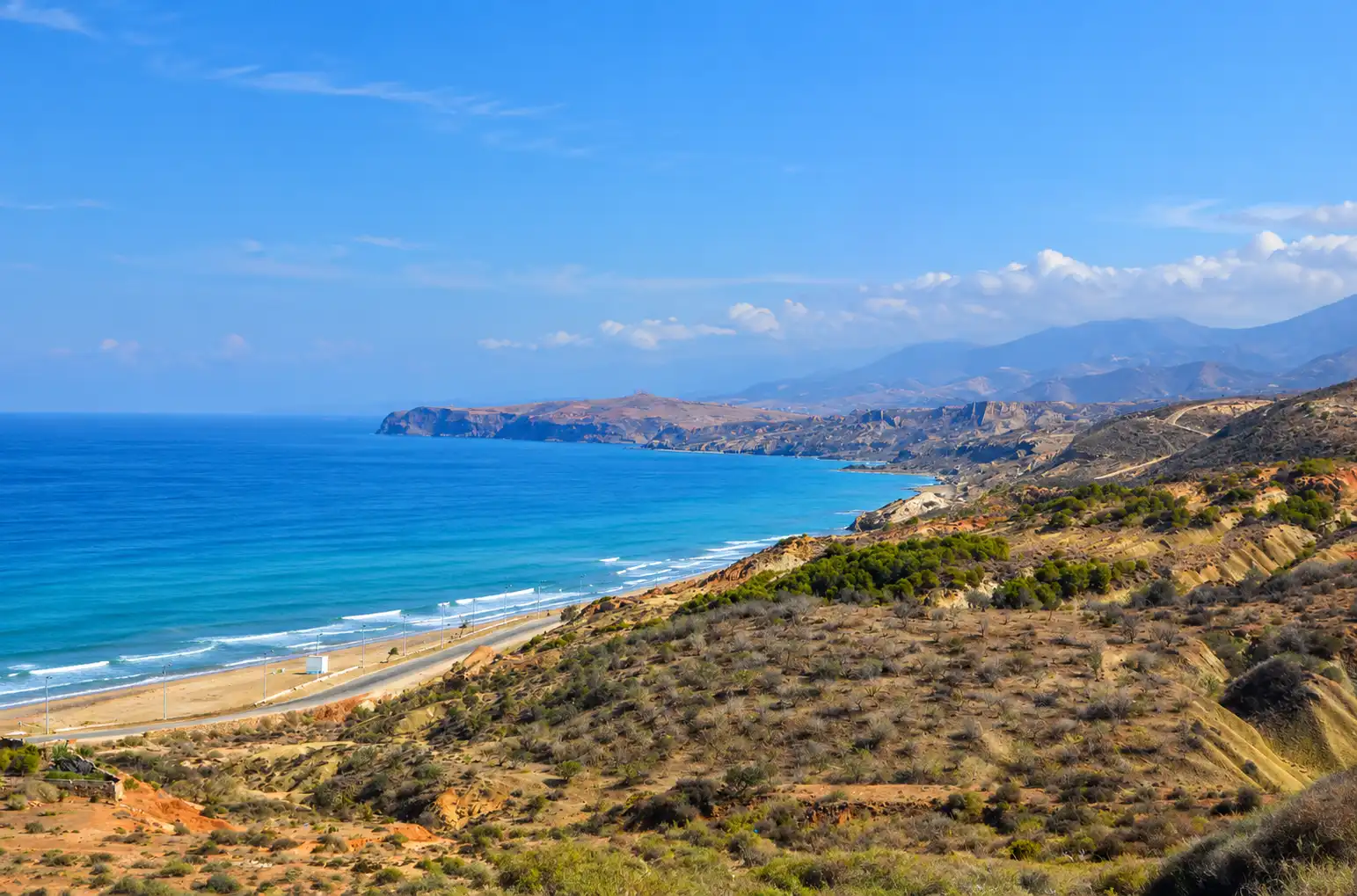 Plage de Bider, Msirda Fouaga, wilaya de Tlemcen en Algérie