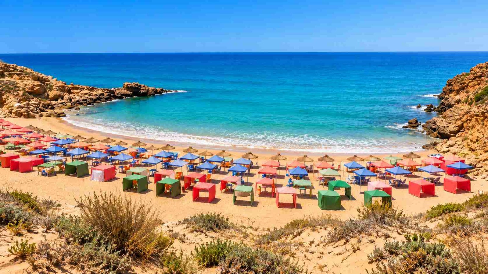 Plage Chaïbia à Ben Abdelmalek Ramdane, Mostaganem