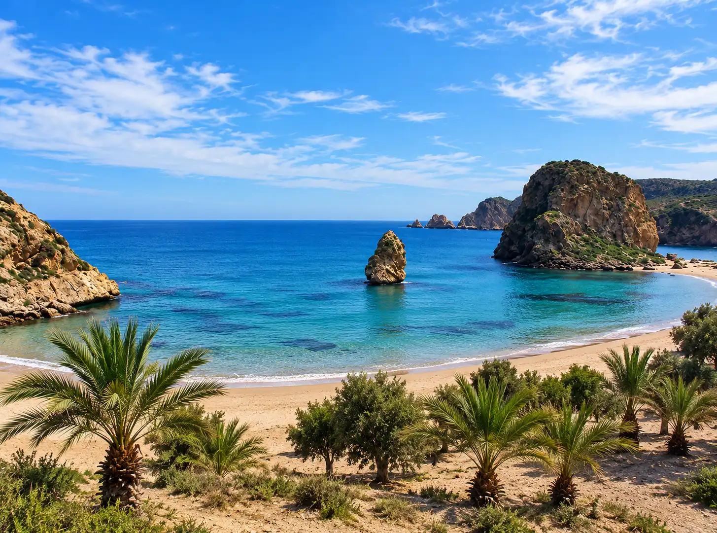Plages de Moscarda, littoral de Marsa Ben M’Hidi à Tlemcen