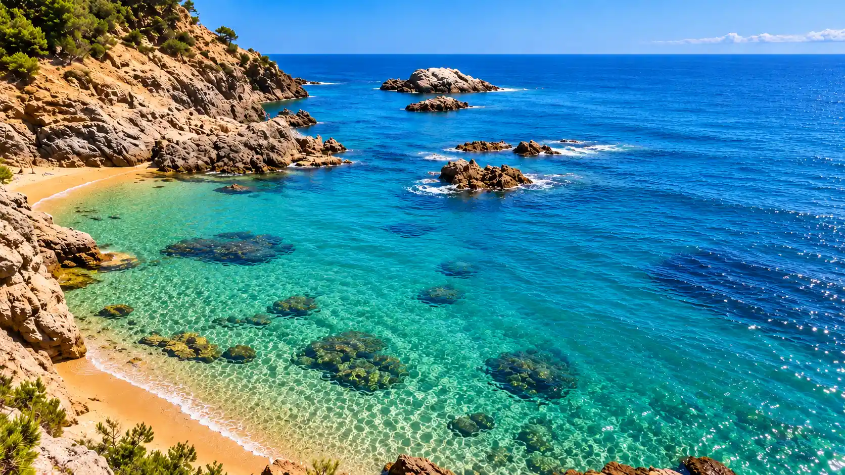 Sidi Merouane, plage sur le littoral de la wilaya de Chlef en Algérie